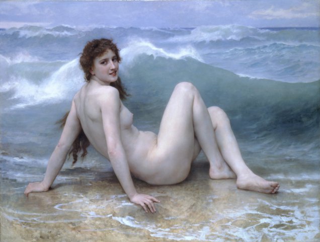 Волна 1896. Вильям-Адольф Бугро. 
