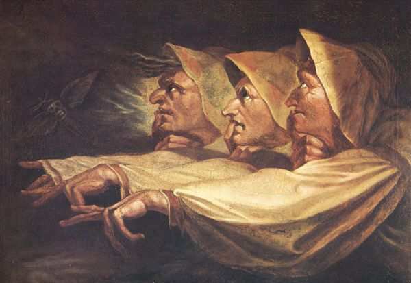 Три ведьмы 1783. Г. Фюсли