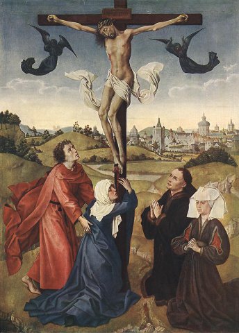 Рогир ван дер Вейден. Распятие на кресте. 1440 г